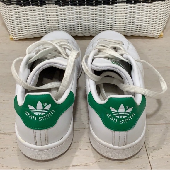 📌 Womens ADIDAS Stan Smith White/Green Sneakers - Picture 5 of 5